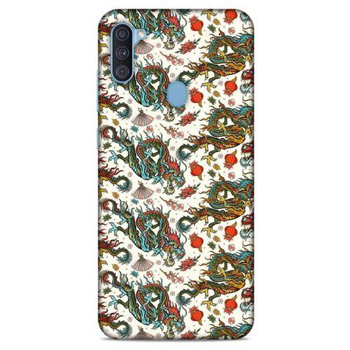 Samsung Galaxy A11 Kılıf Dragons (20) Koruyucu Kılıf Ejderha Japon