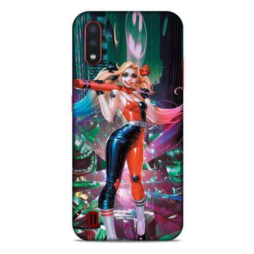 Samsung Galaxy A01 Uyumlu Kılıf Harley Quinn (44) Tough Armor Kılıf Gri-kuşkonmaz
