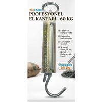 Zhltools Professional 60 Kg Eloksallı Metal El Kantarı