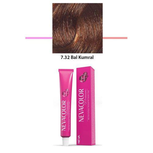 Premium 7.32 Bal Kumral - Kalıcı Krem Saç Boyası 50 g Tüp