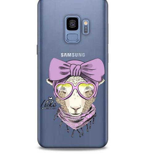 Zoologix (53) Samsung Galaxy S9 Şeffaf Kılıf Silikon Desenli