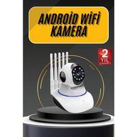 Akıllı Gece Görüşlü Sensörlü Wifi Kamera Telefondan Takip Edilebilir