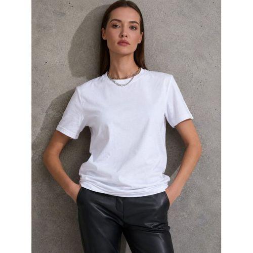 Unisex Kısa Kollu Bisiklet Yaka Basic Viskon Bluz