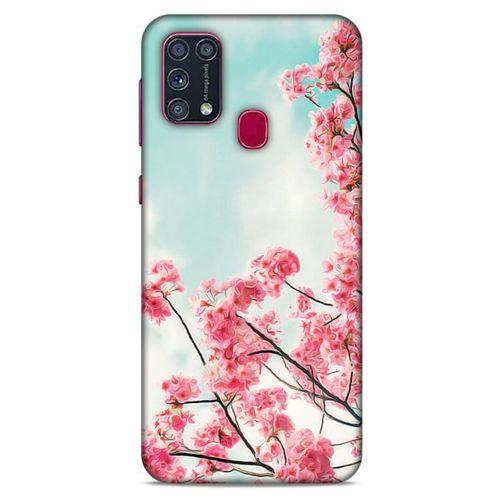 Lopard Samsung Galaxy M31 Uyumlu Kılıf Bahar (44) Tough Armor Kılıf Kiraz Çiçekleri