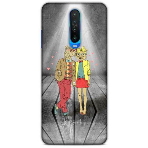 Xiaomi Redmi K30 Kılıf FunnyMaX (35) Fit Design Kılıf Gri