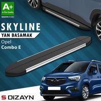 S-Dizayn Opel Combo E Kısa Şase Skyline Krom Yan Basamak 203 Cm 2018 Üzeri A+ Kalite