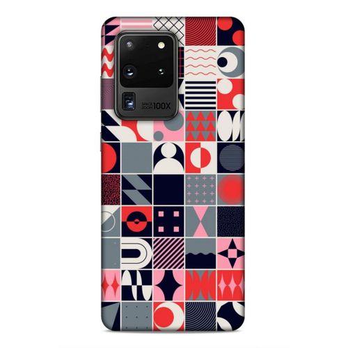 Samsung Galaxy S20 Ultra Uyumlu Kılıf Insomnia (26) Tpu Silikon Kılıf Kırmızı Krem