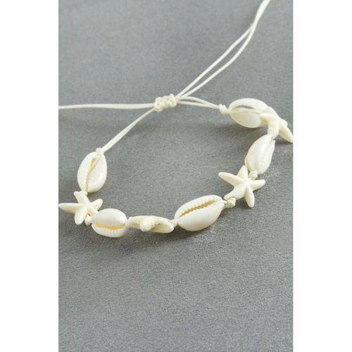 Deniz Yıldızı İstiridye Makrome İp Bileklik