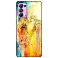 Lopard Oppo Reno 5 Pro 5G Uyumlu Kılıf Manipülasyon ☻ (35) Fit Design Kılıf Baskılı