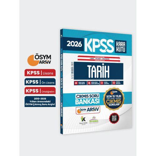2026 FULLKPSS Lisans-Önlisans-Ortaöğretim Tarih’in Kara Kutusu ÖSYM Çıkmış Soru Bankası Son 15 Yıl