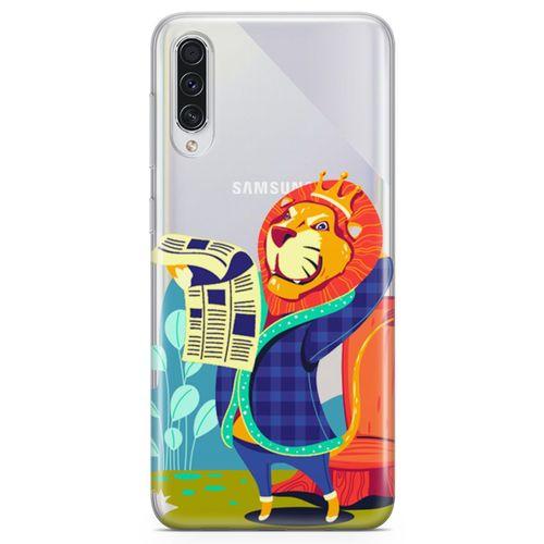 Samsung Galaxy A70s Kılıf Aslan Kral Arka Kapak Koruma Desenli Full Koruyucu