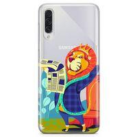 Samsung Galaxy A70s Kılıf Aslan Kral Arka Kapak Koruma Desenli Full Koruyucu
