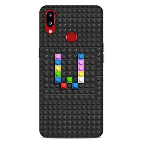 Lopard Samsung Galaxy A10s Uyumlu Kılıf BloX (39) Liquid Crystal Kılıf W Harfi