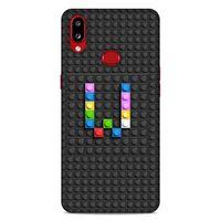 Lopard Samsung Galaxy A10s Uyumlu Kılıf BloX (39) Liquid Crystal Kılıf W Harfi