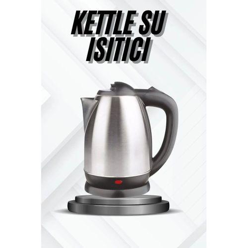 Kettle Su Isıtıcı C F Priz Uyumlu 220 - 240 V Paslanmaz Çelik Kablolu