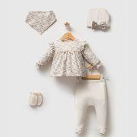 Tongs Baby Little Honey 5'li Hastane Çıkışı 5632 Ekru