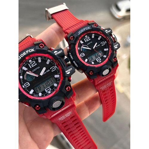 Joefox Digital Ve Analog Çiftlere Özel 2 Yıl Garantili 3 Atm Suya Dayanıklı Çift Kol Saati JE.CFT.05