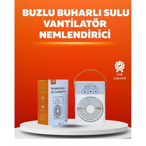 Mini Usb Klima Fan | 3 Kademeli Spreyli Hava Soğutucu, Taşınabilir