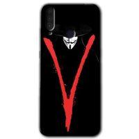 Potkal Hediye Fabrikası General Mobile GM 10 HD Baskılı Kılıf + 9D Tam Ekran Koruyucu - V for