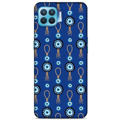 Nazarium (44) Desenli Silikon Kapak Oppo Reno 4 Lite Kılıf