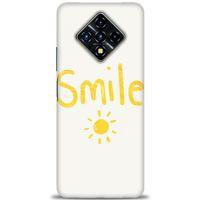 Infinix Zero 8 Kılıf HD Baskılı Kılıf - Smile Güneş + Tam Ekran Koruyucu