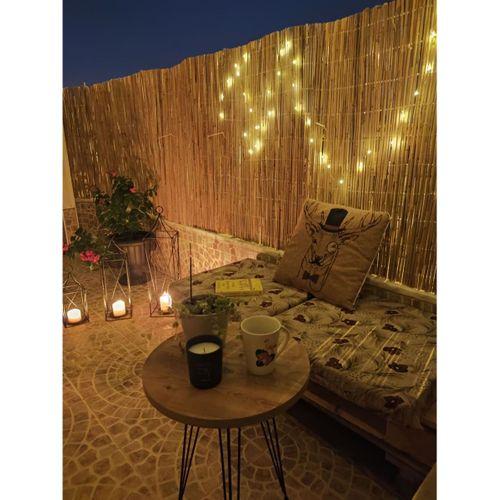 özgazi 1,50 Metre X 5 Metre Kamış Hasır Bahçe Çiti Gölgelik Balkon Çiti