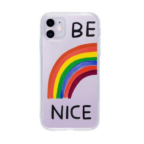 iPhone 11 Be Nice Premium Şeffaf Silikon Kılıf