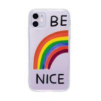 iPhone 11 Be Nice Premium Şeffaf Silikon Kılıf