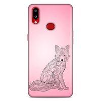 Lopard Samsung Galaxy A10s Uyumlu Kılıf Tattoo's (42) Rugged Armor Kılıf Pembe Dövme