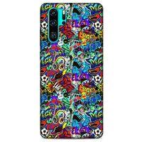 Graffitix (24) Desenli Silikon Kapak Huawei P30 Pro Kılıf