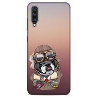 Animax Pilot Bulldog Samsung Galaxy A70 Kılıf Desenli Silikon