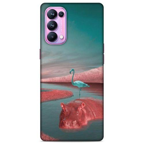 Lopard Oppo Reno 5 Pro 5G Uyumlu Kılıf Manipülasyon ☻ (21) Koruyucu Kapak Baskılı