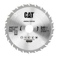 CAT DA08001 184x30mm Ahşap Kesme Elmas, Daire Testere Bıçağı 24 Diş