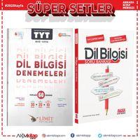 Limit Yayınları TYT MSÜ KPSS Dil Bilgisi Deneme ve AKM Dil Bilgisi Soru Bankası Seti 2 Kitap