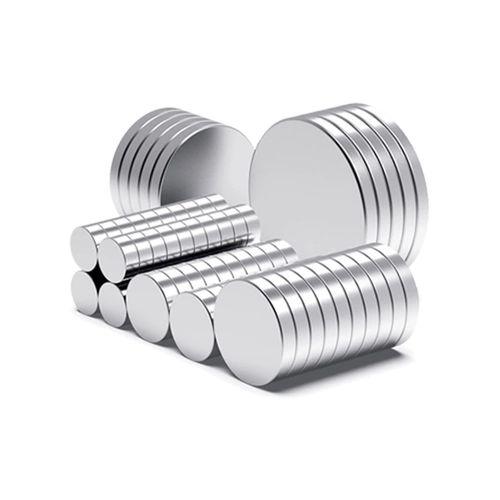10 Adet 10x2mm Yuvarlak Neodyum Mıknatıs Güçlü Magnet Nikel Kaplamalı