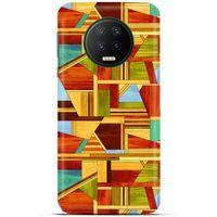 Lopard İnfinix Note 7 Uyumlu Kılıf Wood'X (46) Core Armor Kılıf Desenli