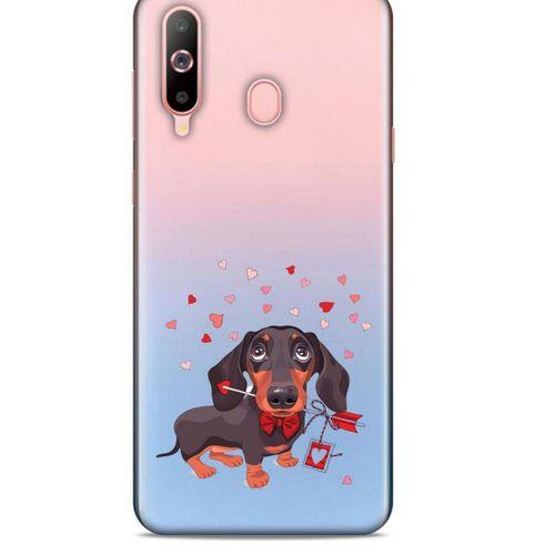 Zoologix (38) Samsung Galaxy A60 Şeffaf Kılıf Silikon Desenli