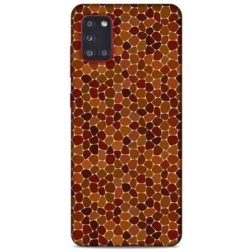 Samsung Galaxy A31 Kılıf Baskılı Özel Seri Taşlı (13) Silikon Kap