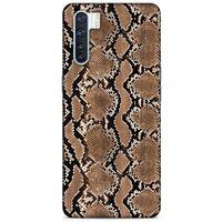 Animax Yılan Derisi Oppo A91 Kılıf Desenli Silikon