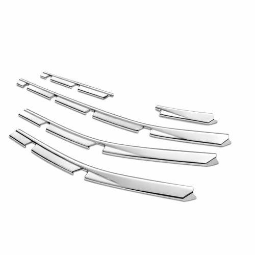 Renault Uyumlu Clio 5 2019- Ön Tampon Çıtası 10 Prç krom