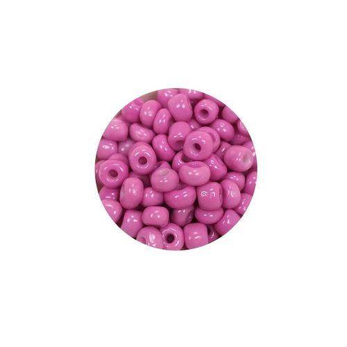 Dökme Cam Kum Boncuk Büyük Boy (6/0) 4 mm - 60 Gram - Eflatun - BNC121
