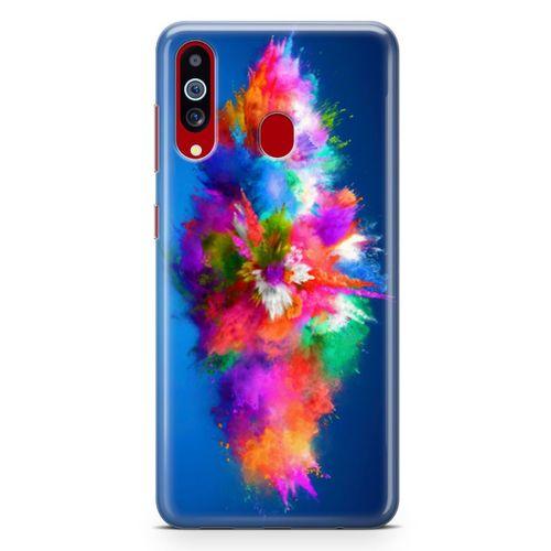 Samsung Galaxy A20s Kılıf Toz Bombası Arka Kapak Koruma Desenli Full Koruyucu