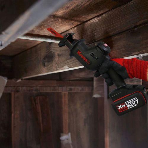 Kress KUE00.91 20Volt Kömürsüz Profesyonel Tilki Kuyruğu Testere (Akü Dahil Değildir)