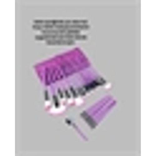 Fondöten, Allık Ve Far Uygulamalarına Uygun 12 Parça Makyaj Fırça Takımı Ergonomik Saplı