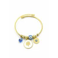 Gül Charm Bilezik - Altın