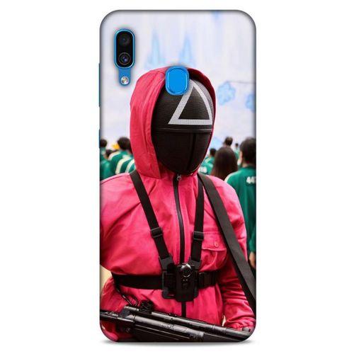 Samsung Galaxy A30 Uyumlu Kılıf Squid Game (3) Kapak Myung-Dae