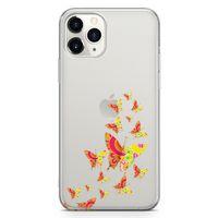 Apple iPhone 11 Pro Kılıf Colorful Kelebek Arka Kapak Koruma Desenli Full Koruyucu