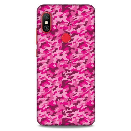 Xiaomi Mi A2 Lite Uyumlu Kılıf Pembe Delisi (32) Soft Silikon Kılıf Kamuflaj