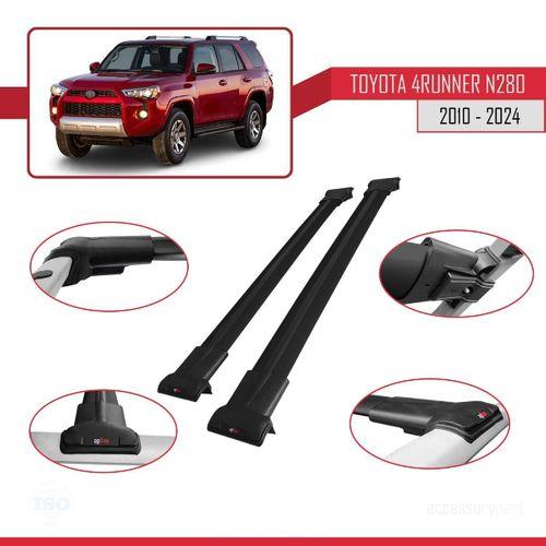 Toyota 4Runner (N280) 2010 ve Sonrası ile Uyumlu FLY Model Ara Atkı Tavan Barı SİYAH