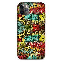 Graffitix (26) Desenli Silikon Kapak Apple Iphone 11 Pro Max Kılıf